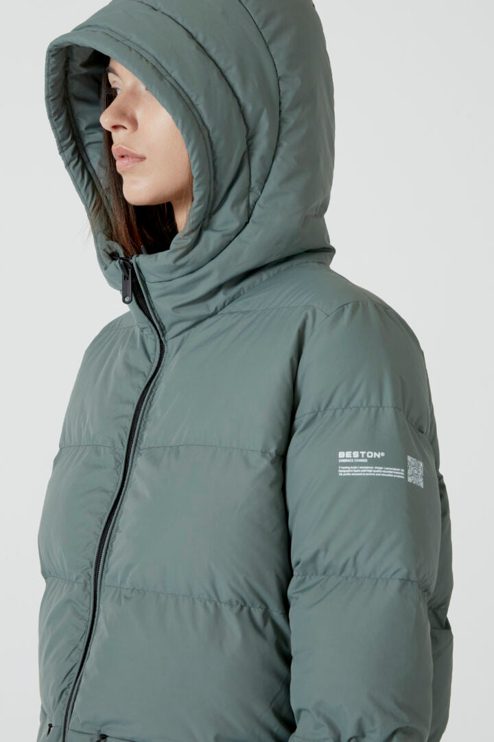 Abrigo HEAT/04 | Linen Green