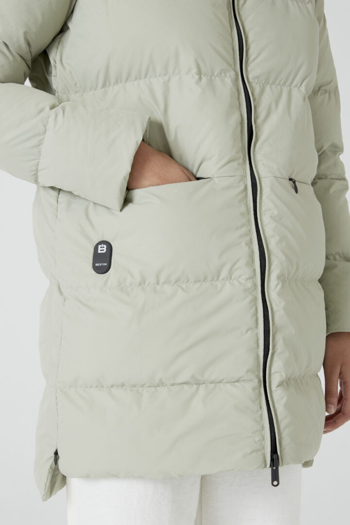 Abrigo HEAT/04 | Light Matcha
