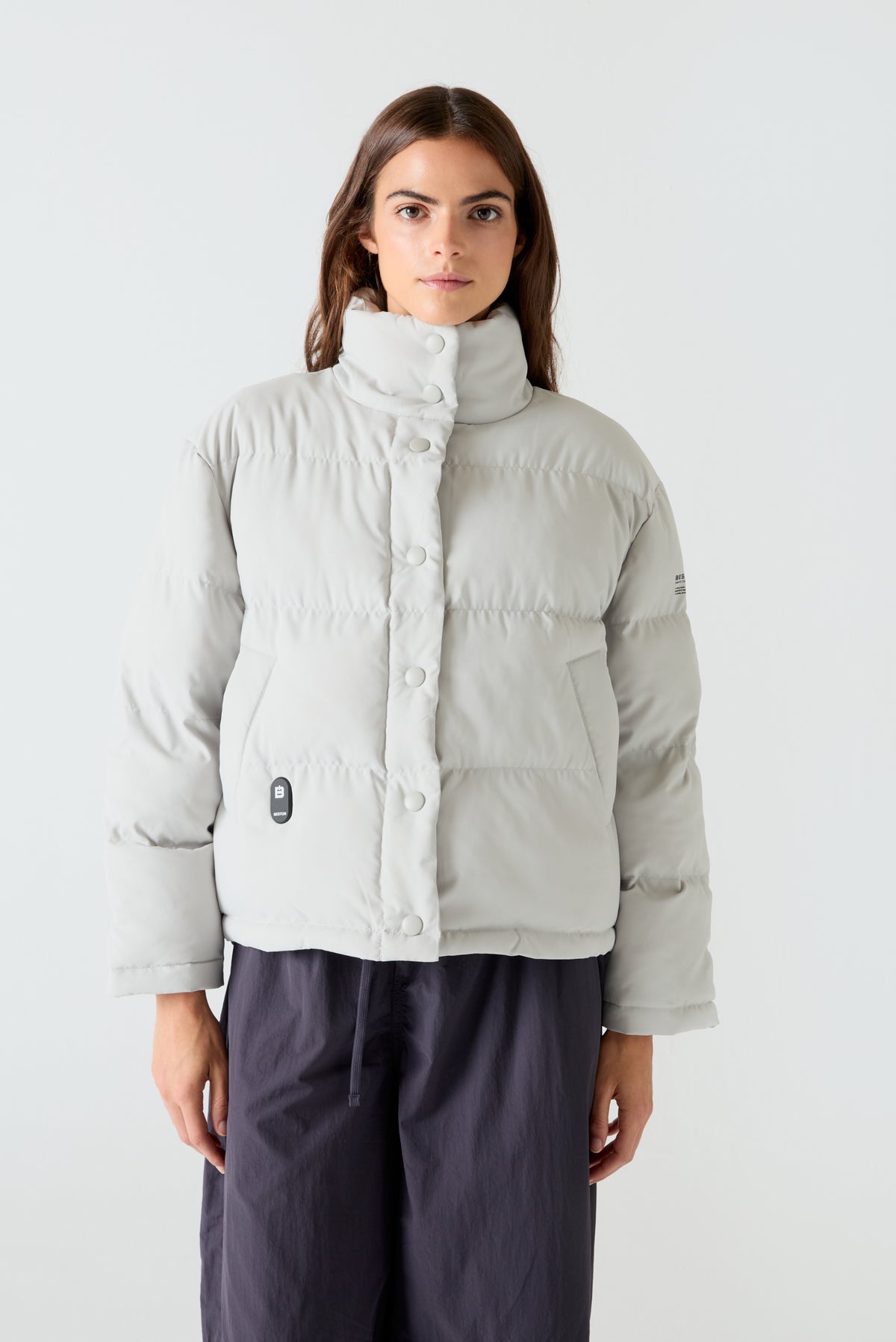 Abrigo HEAT/42 | Pearl Grey