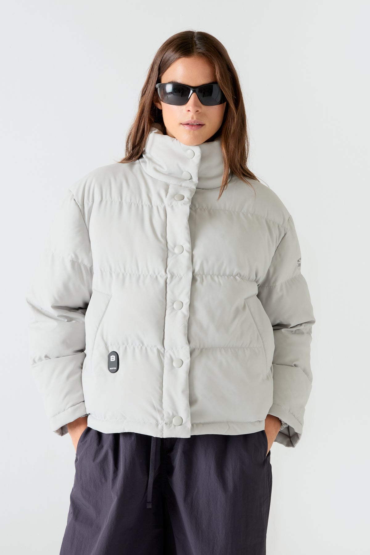 Abrigo HEAT/42 | Pearl Grey