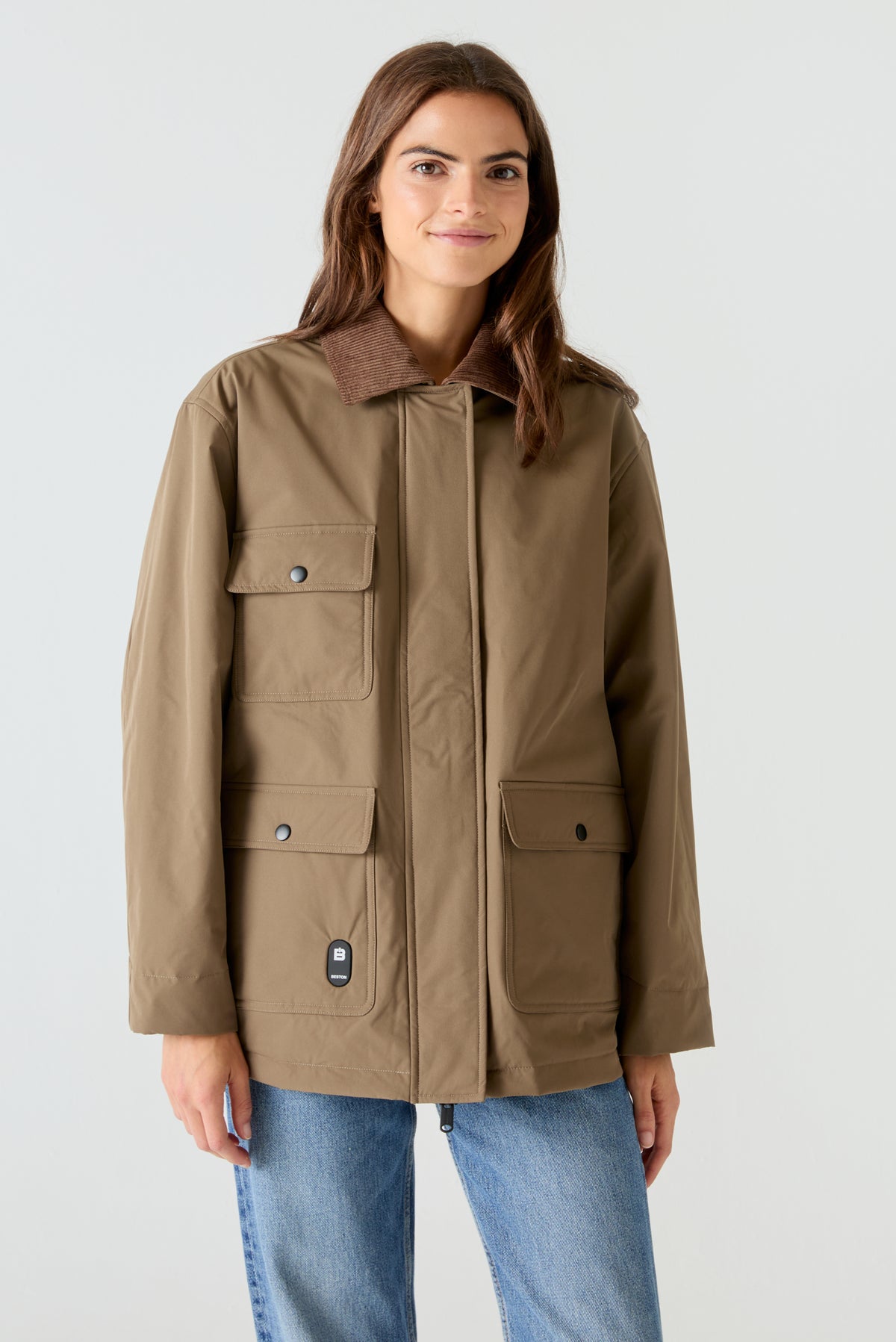 Abrigo HEAT/41 | Bark Brown