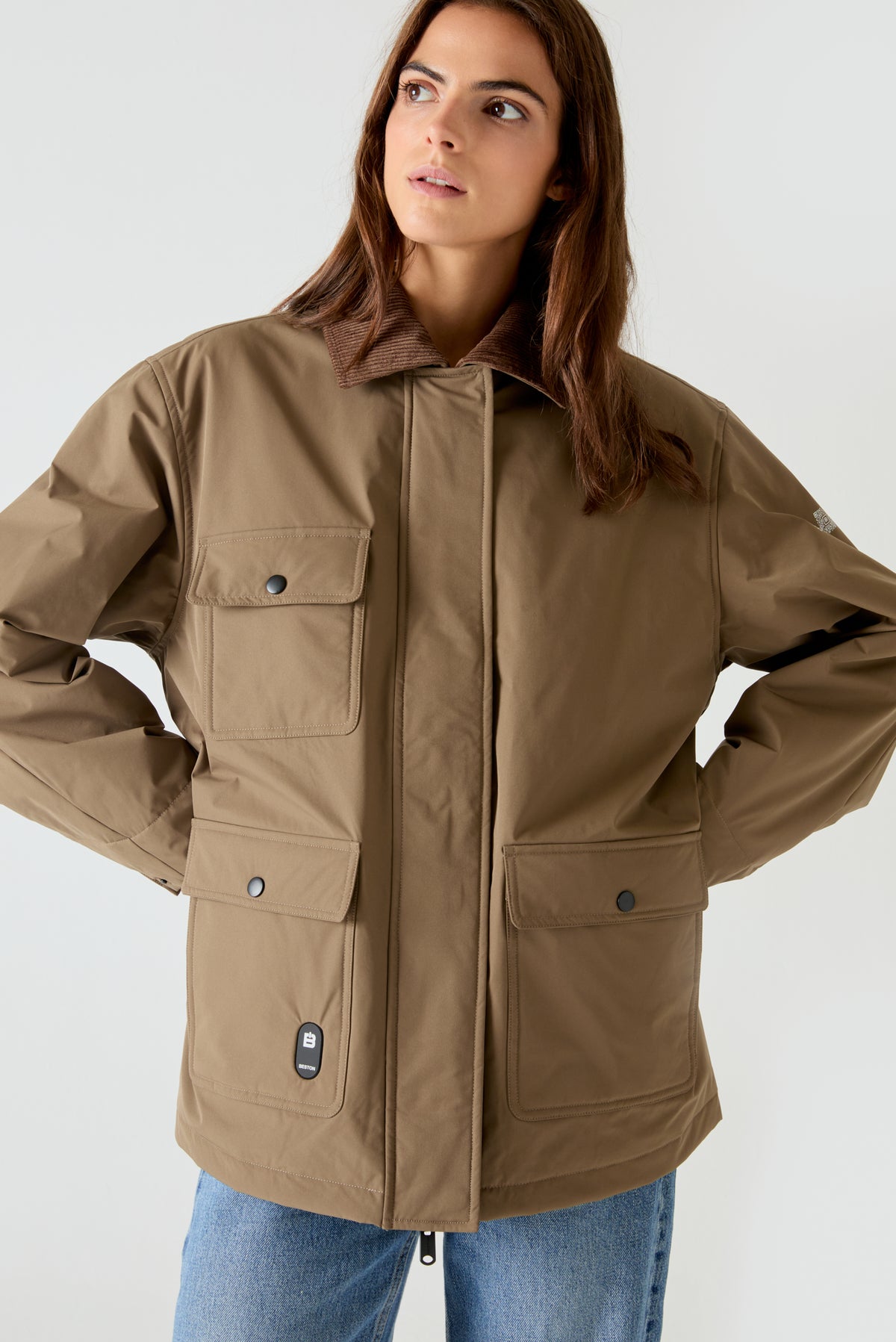 Abrigo HEAT/41 | Bark Brown