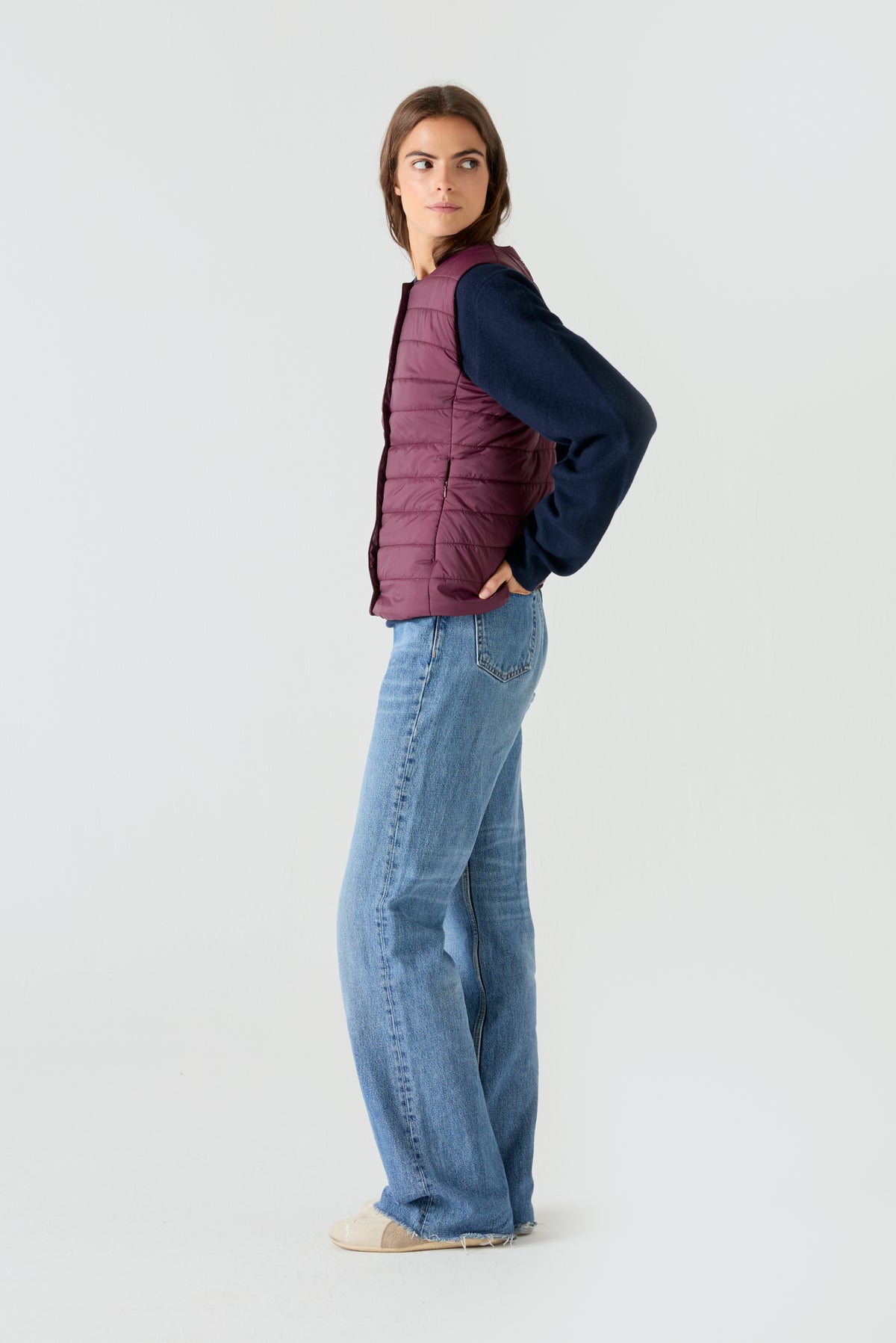 Chaleco HEAT/49 | Aubergine