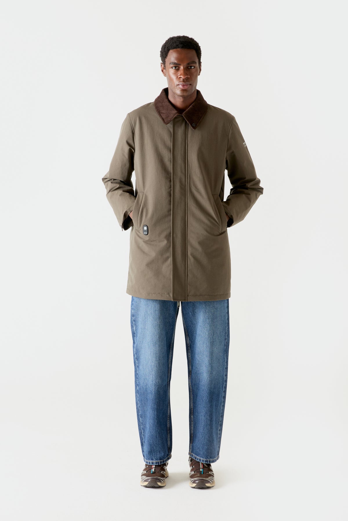 HEAT/54 Coat | Bark Brown