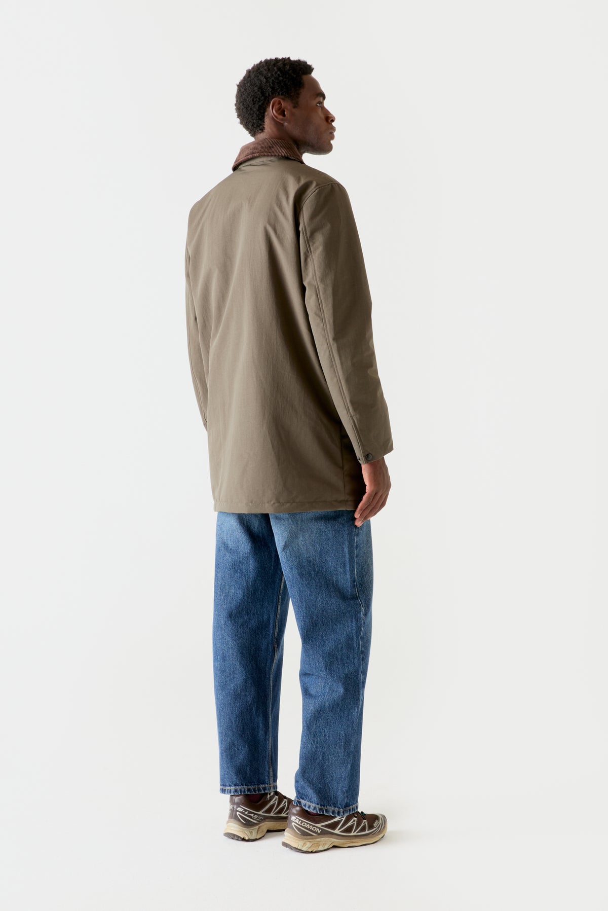 HEAT/54 Coat | Bark Brown