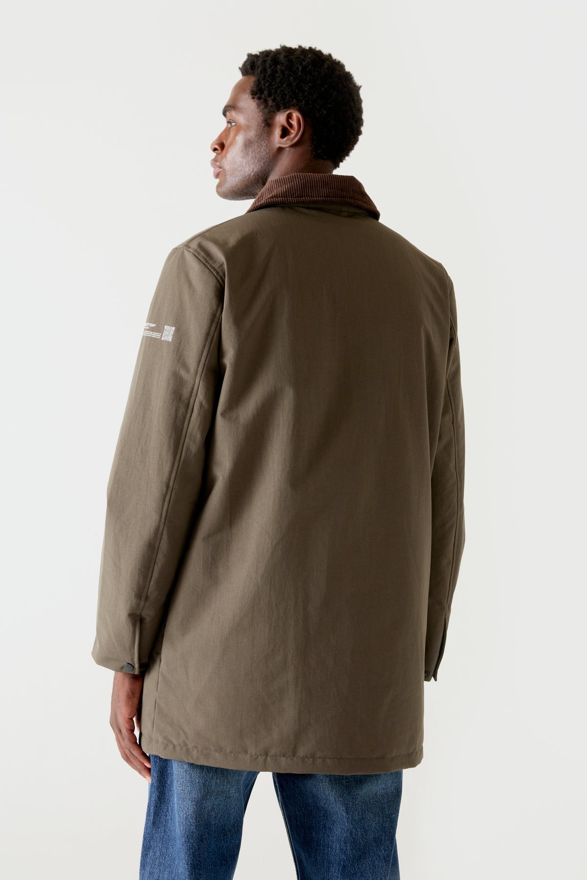 HEAT/54 Coat | Bark Brown
