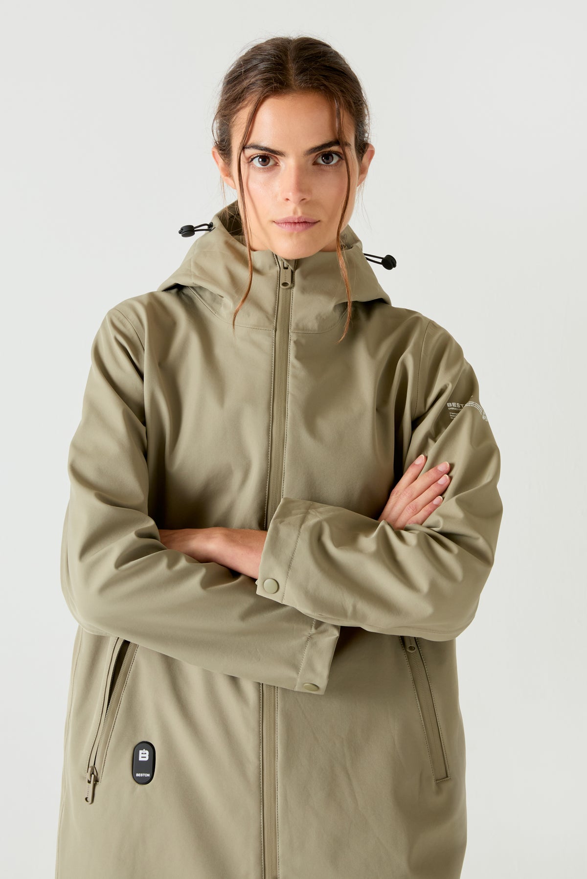 Softshell Aero Parka HEAT/43 | Sage Green