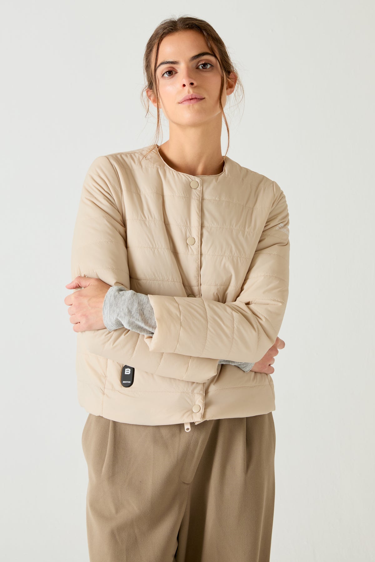 Chaqueta HEAT/45 | Stone Grey