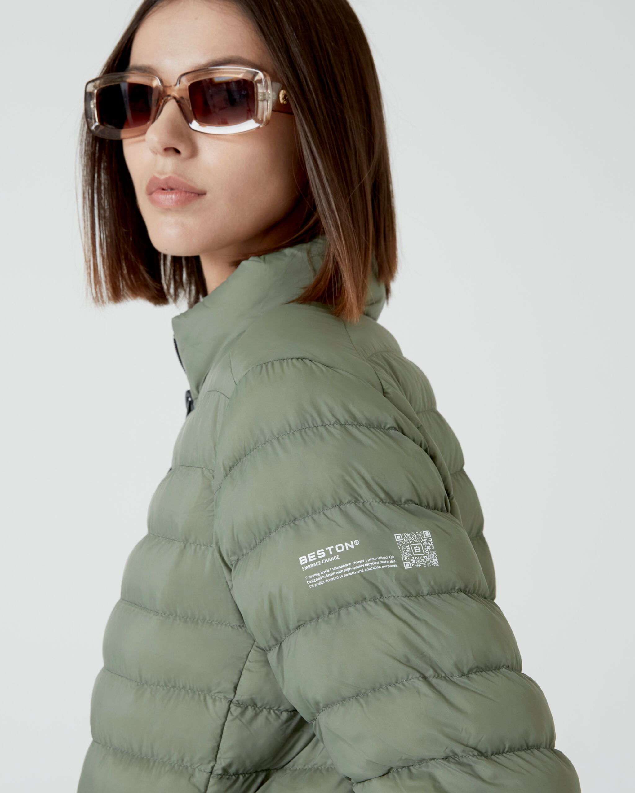 Chaqueta HEAT/01 | Dusty Green