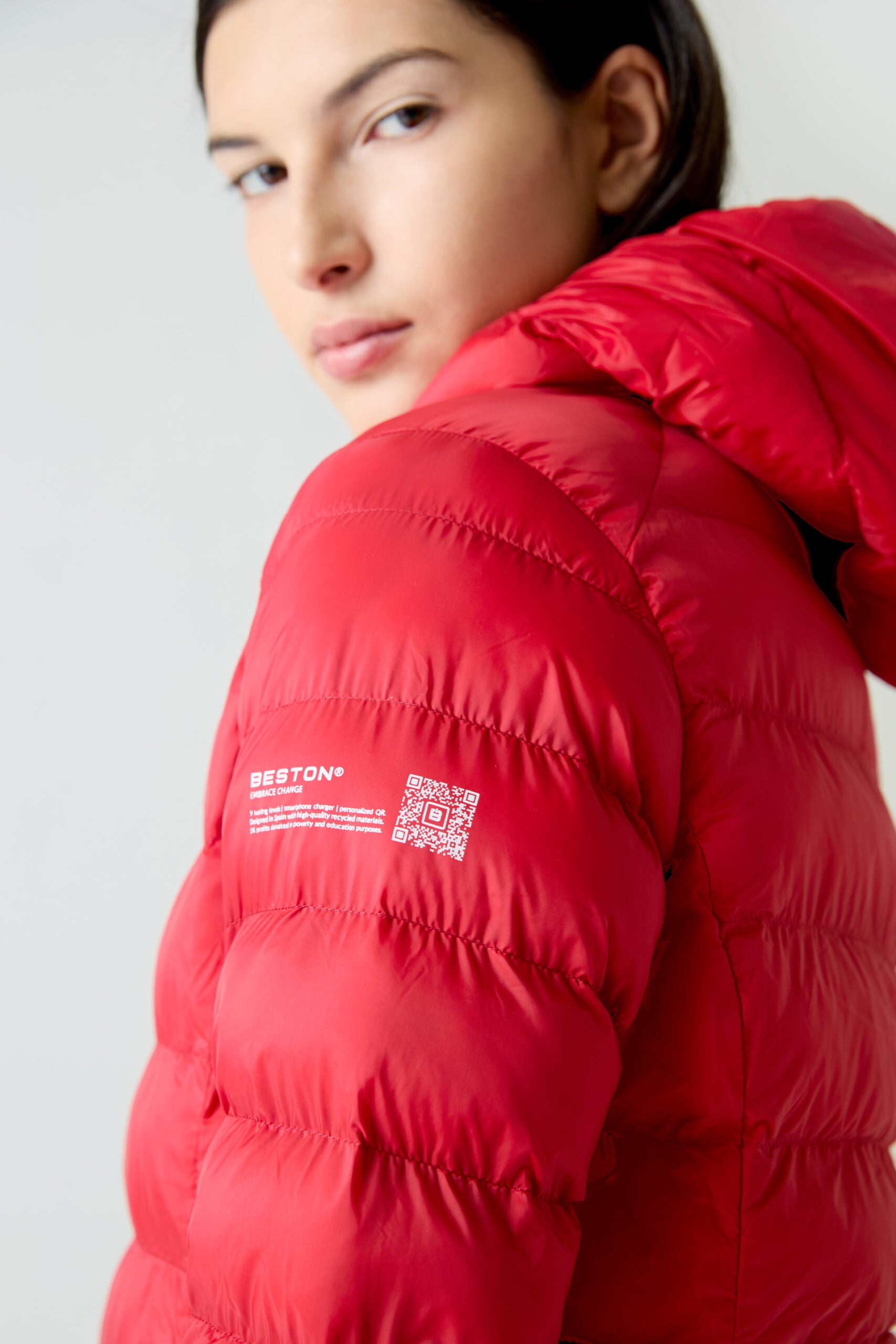 Chaqueta HEAT/01 | Coral Red