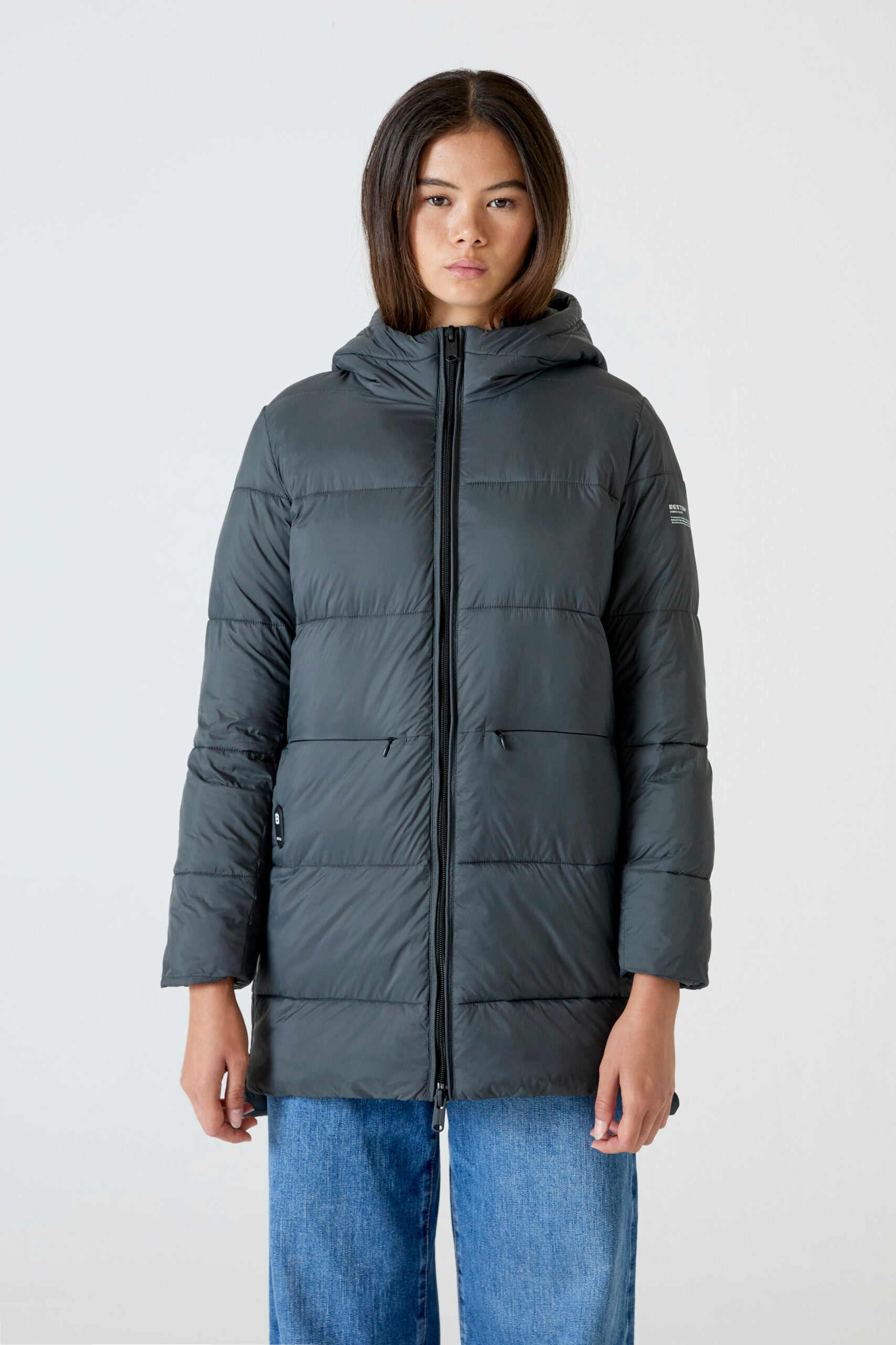 Abrigo HEAT/04 | Light Grey