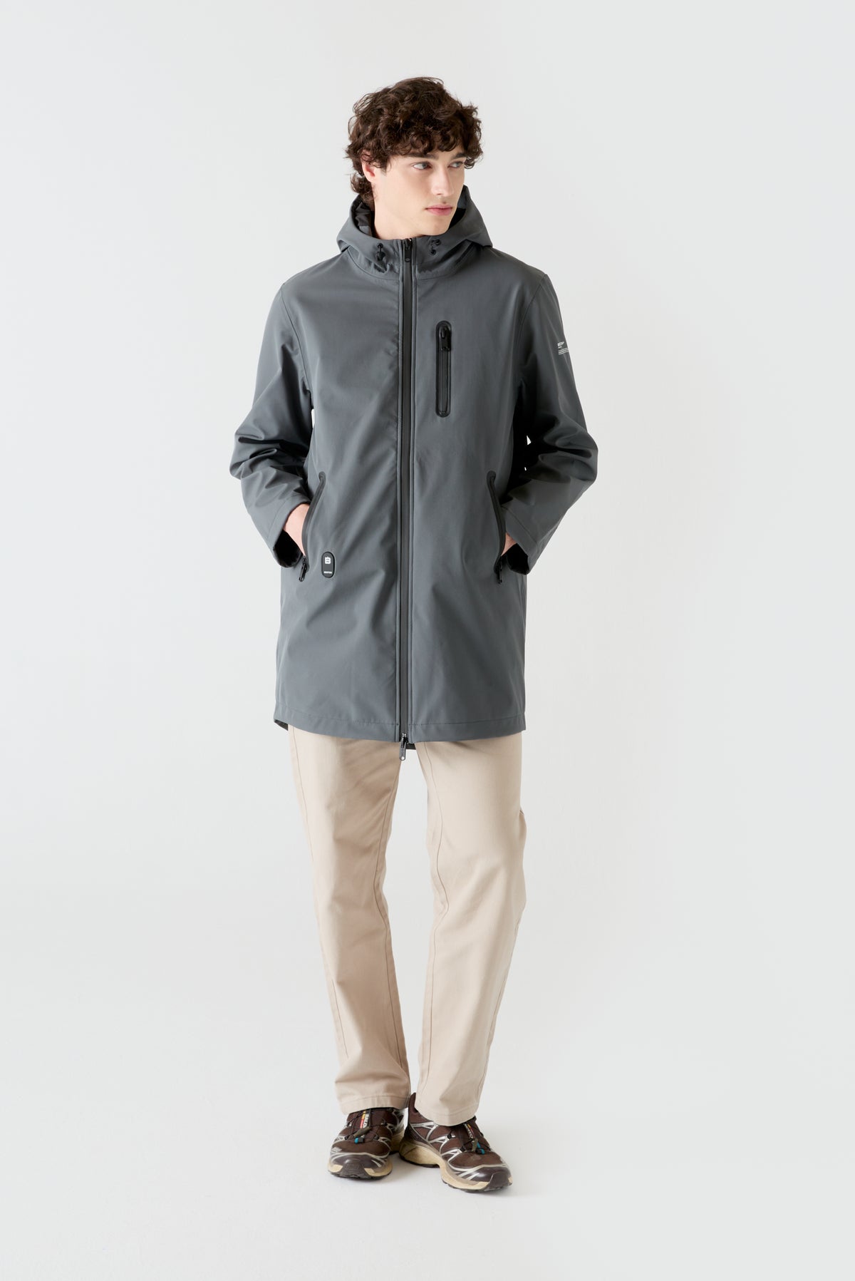 Softshell Aero Parka HEAT/60 | Midnight Grey