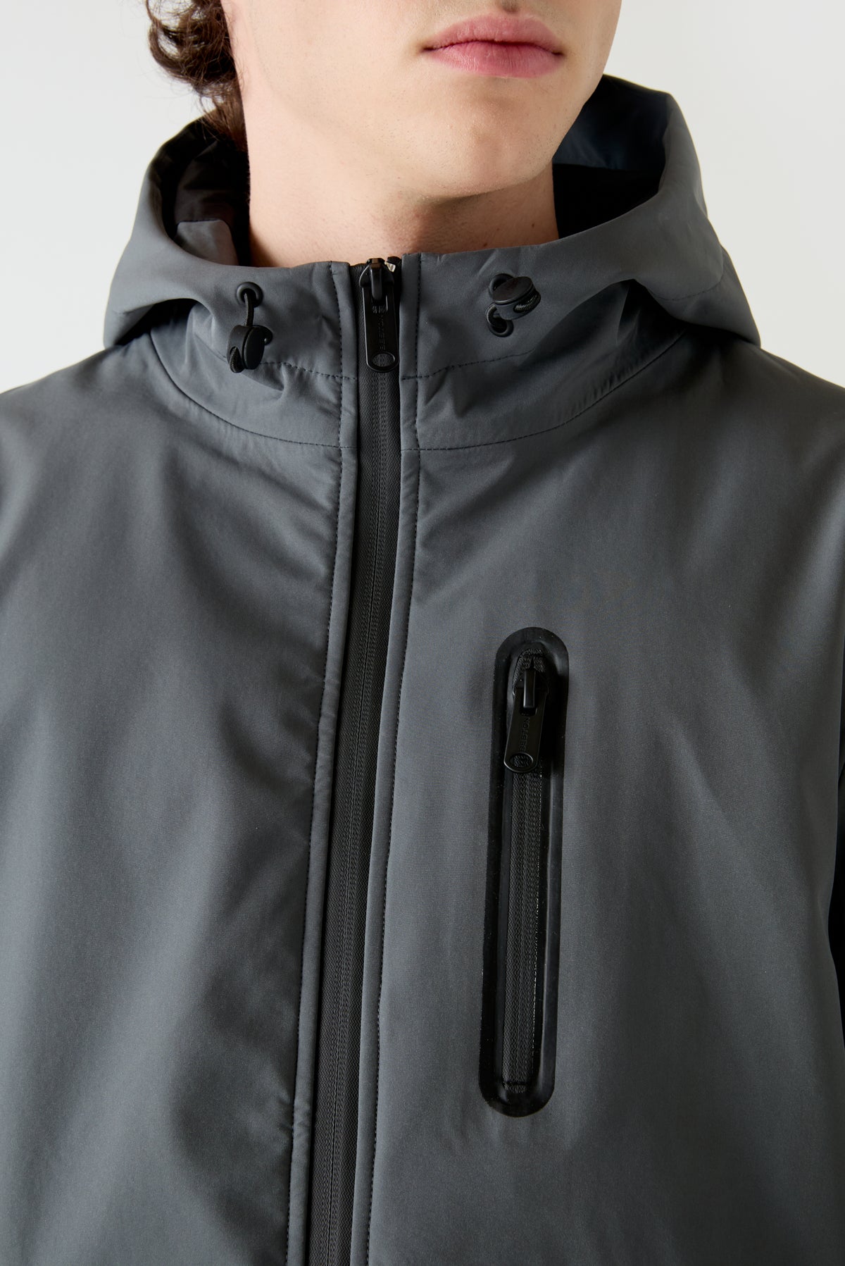 Softshell Aero Parka HEAT/60 | Midnight Grey