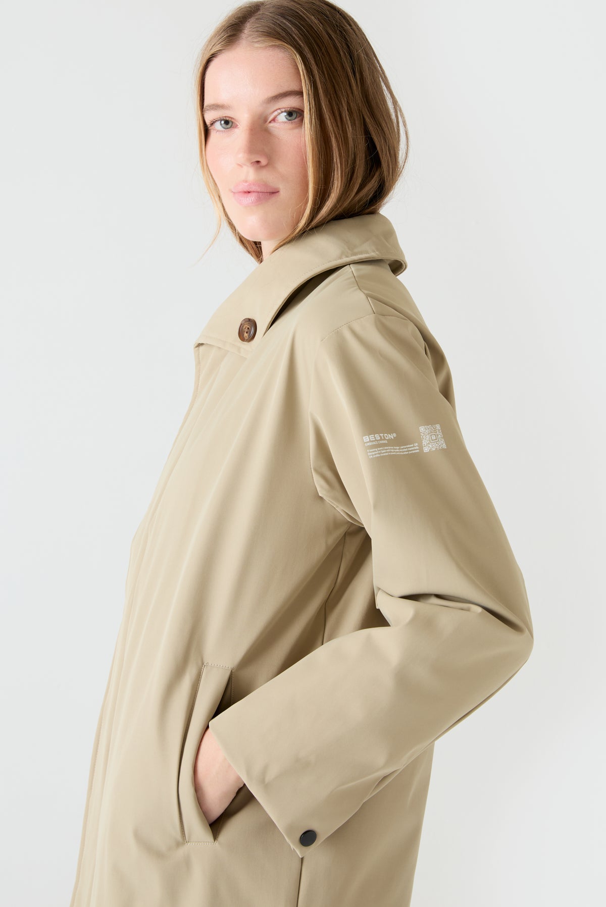Gabardina HEAT/39 | Taupe