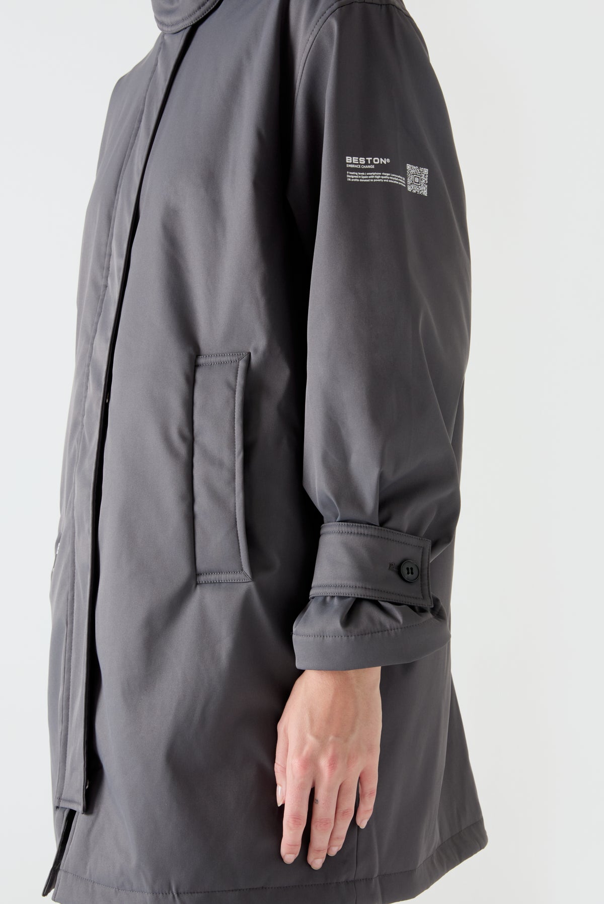 Gabardina HEAT/40 | Midnight Grey