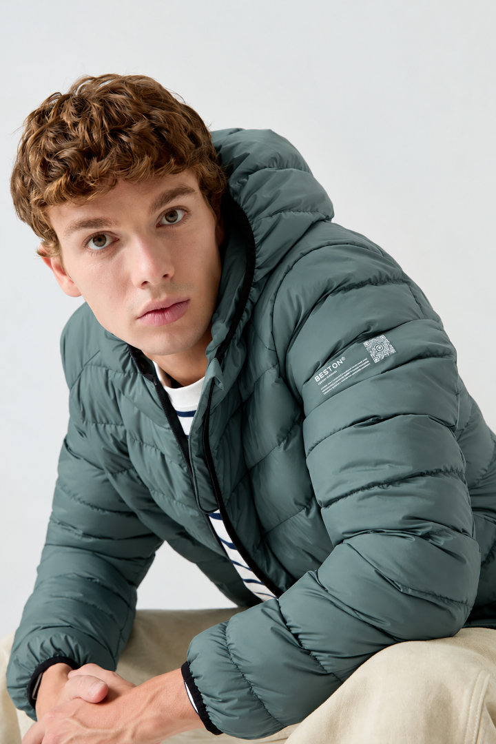 Chaqueta HEAT/01 | Linen Green