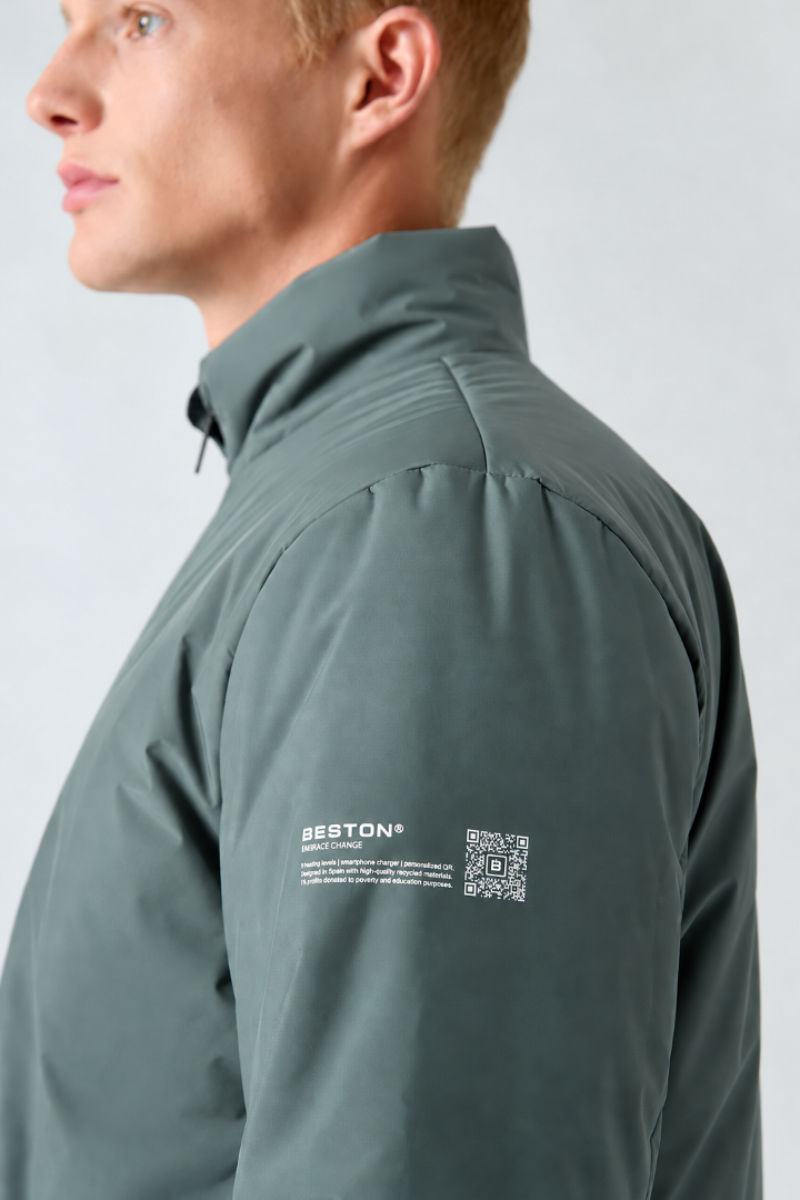 Chaqueta HEAT/19 | Linen Green