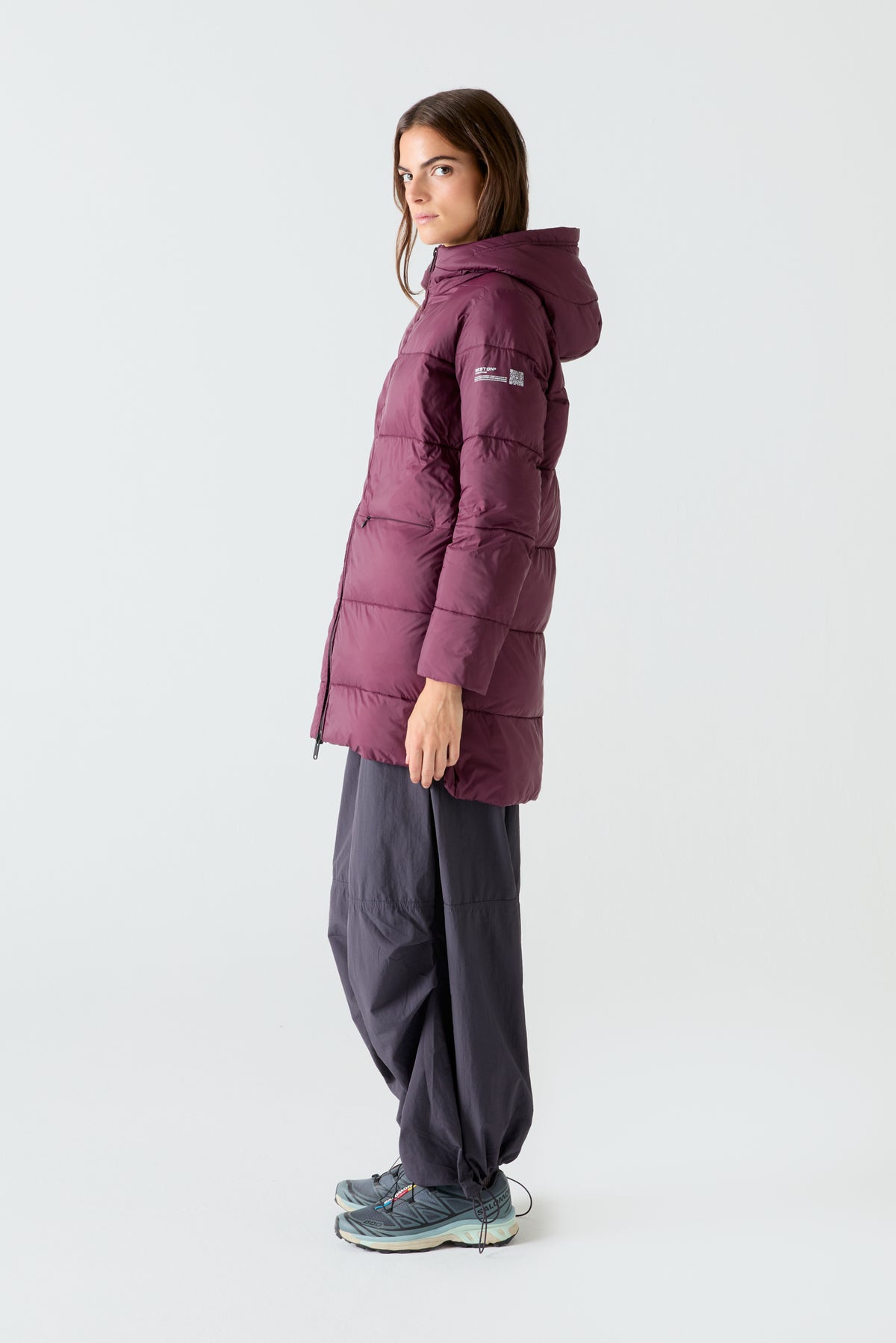 Abrigo HEAT/04 | Aubergine