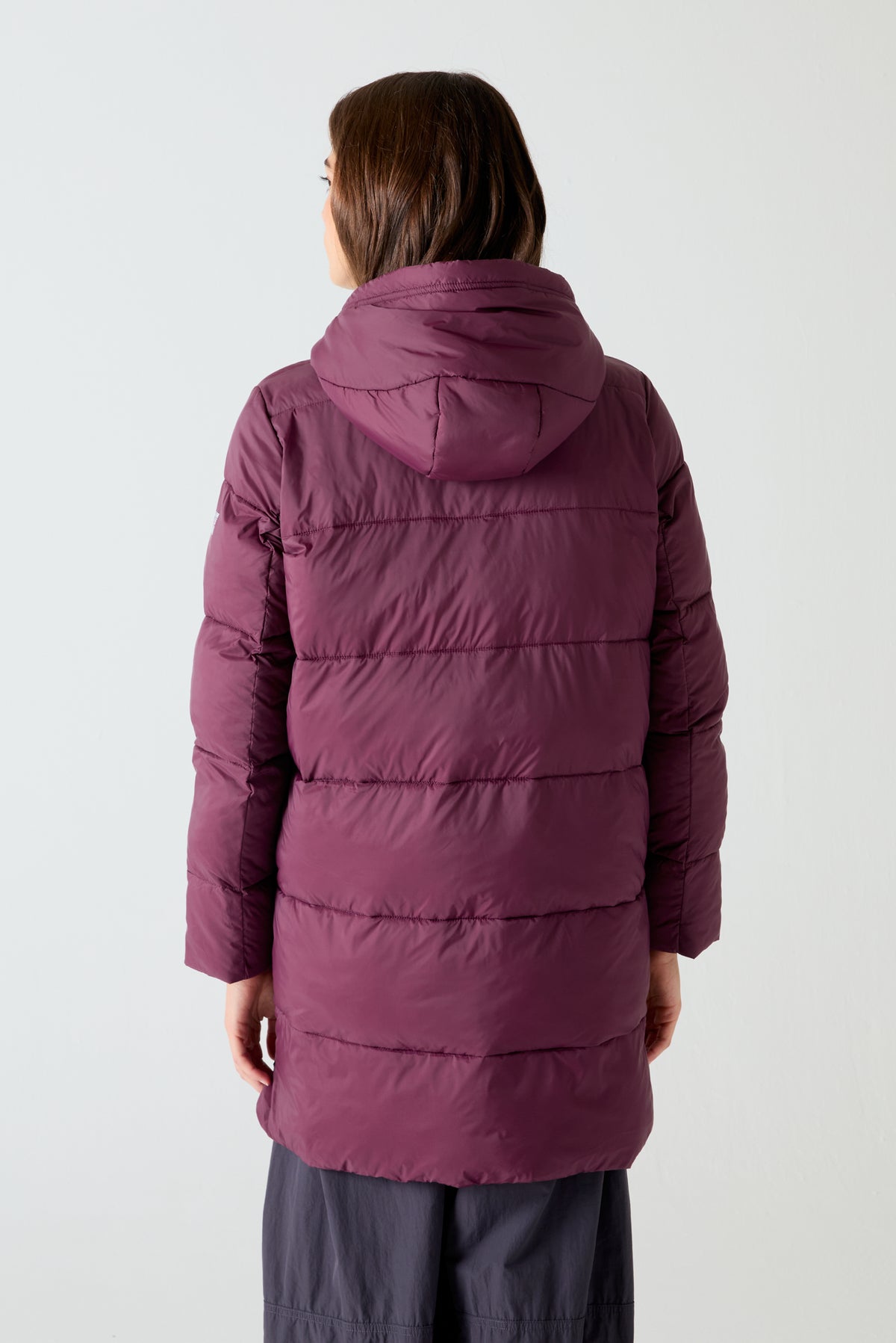 Abrigo HEAT/04 | Aubergine