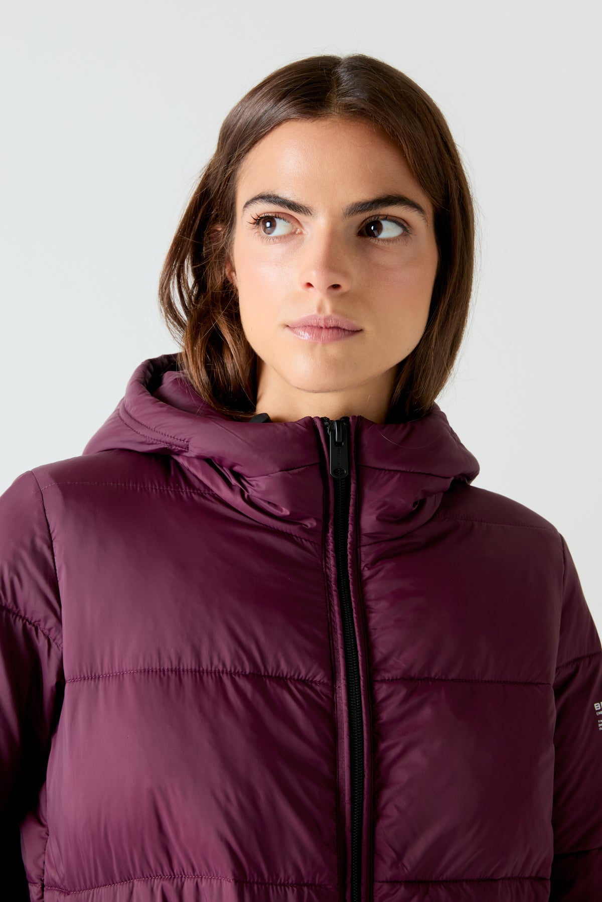 Abrigo HEAT/04 | Aubergine