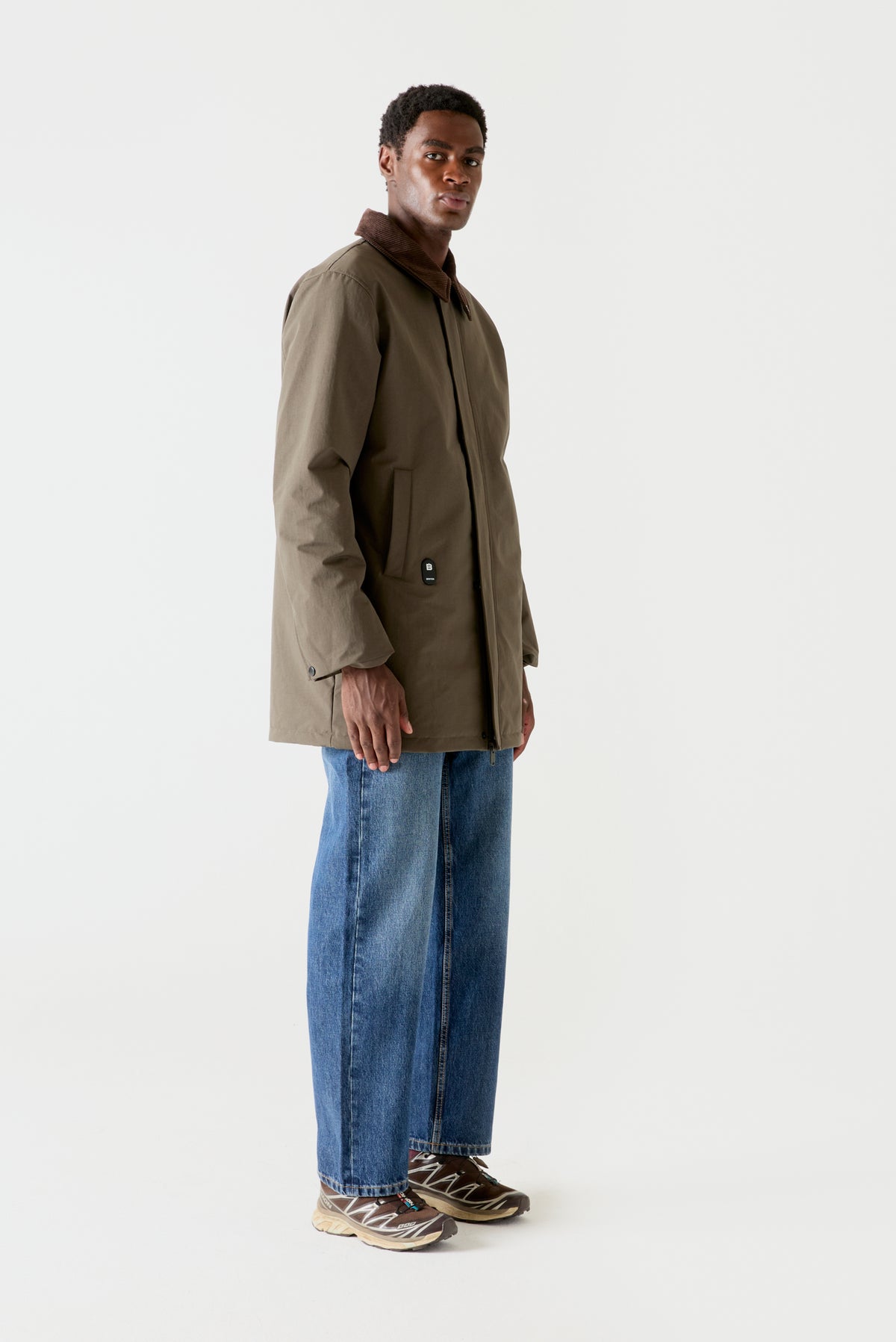 HEAT/54 Coat | Bark Brown