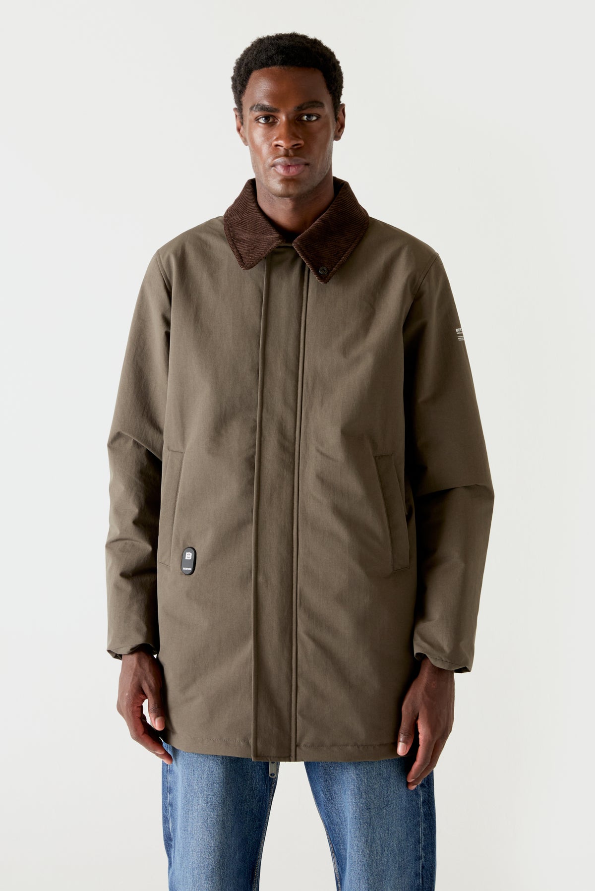 HEAT/54 Coat | Bark Brown