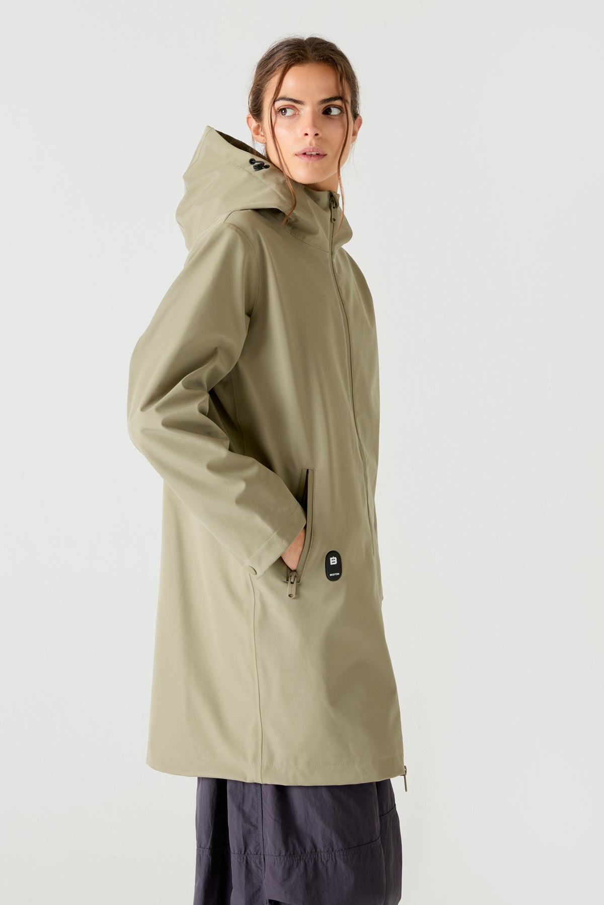 Softshell Aero Parka HEAT/43 | Sage Green