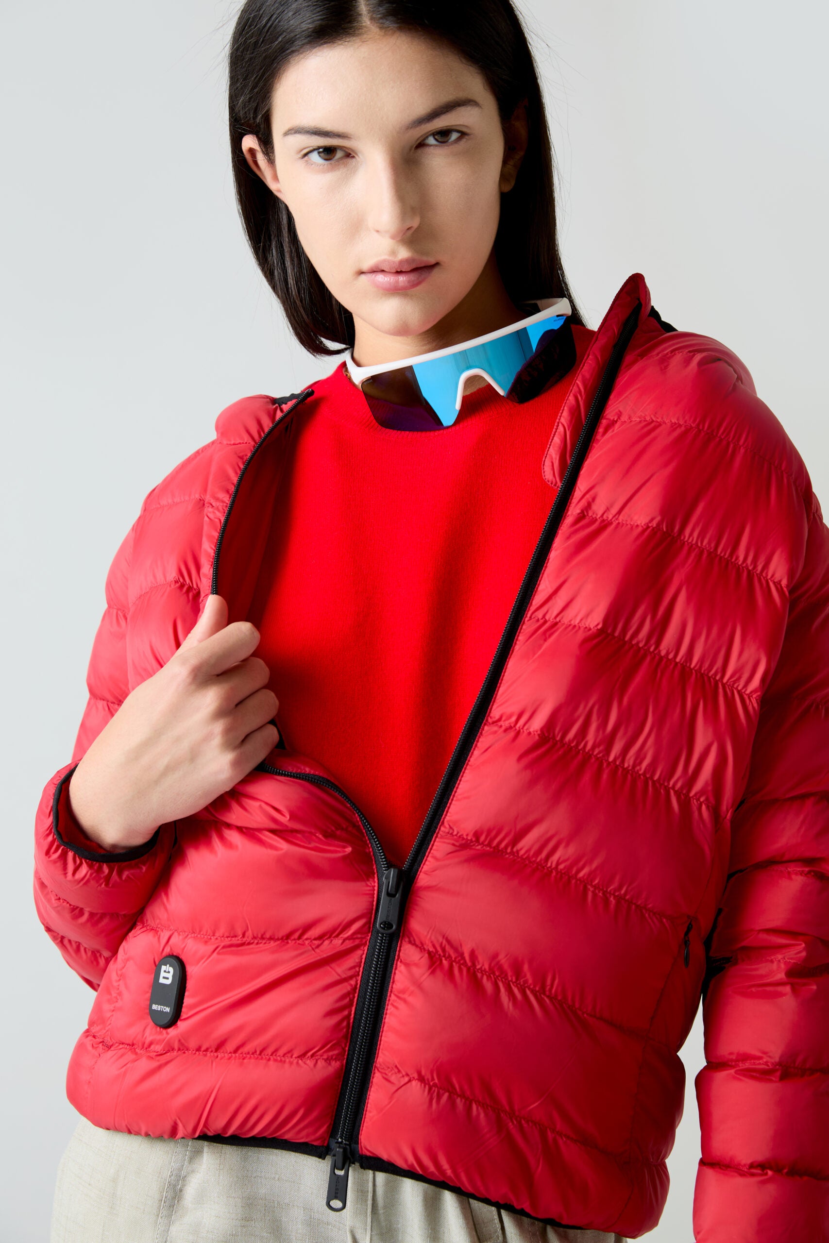 Chaqueta HEAT/01 | Coral Red