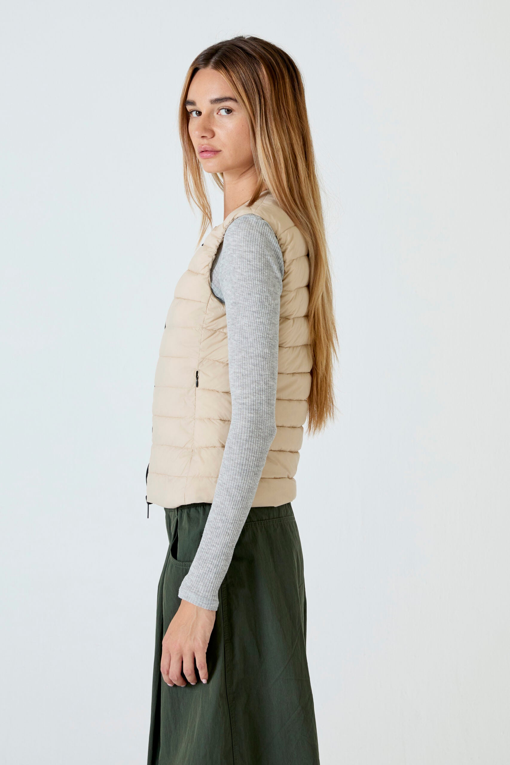 Chaleco HEAT/14 | Beige
