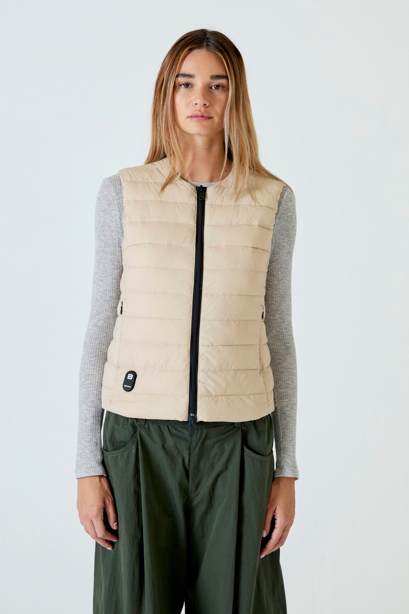 Chaleco HEAT/14 | Beige