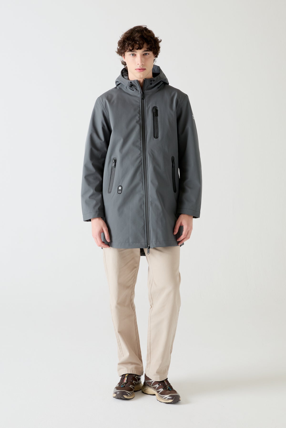 Softshell Aero Parka HEAT/60 | Midnight Grey
