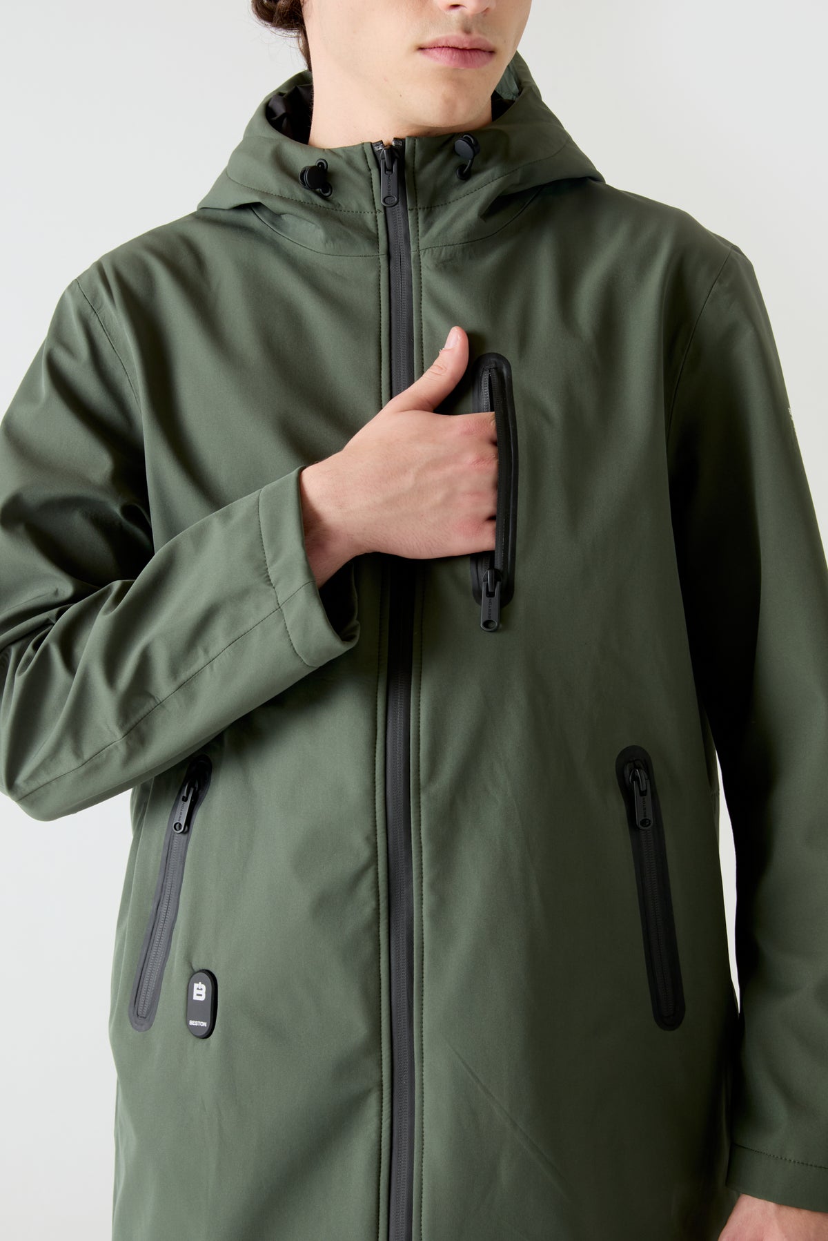 Softshell Aero Parka HEAT/60 | Slate Green