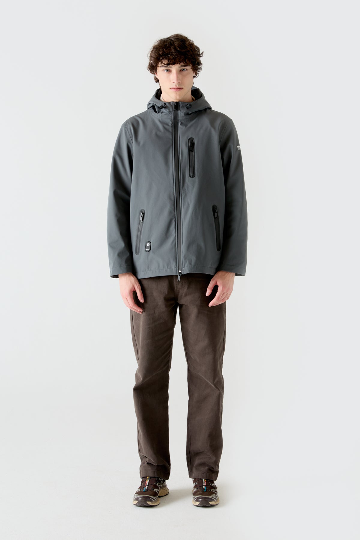 Softshell Aero Parka HEAT/61 | Midnight Grey