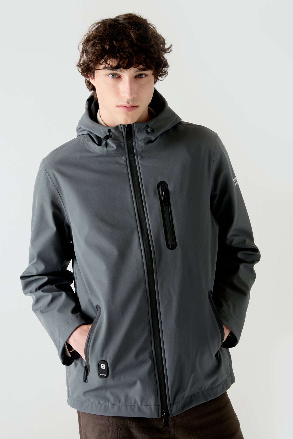 Softshell Aero Parka HEAT/61 | Midnight Grey