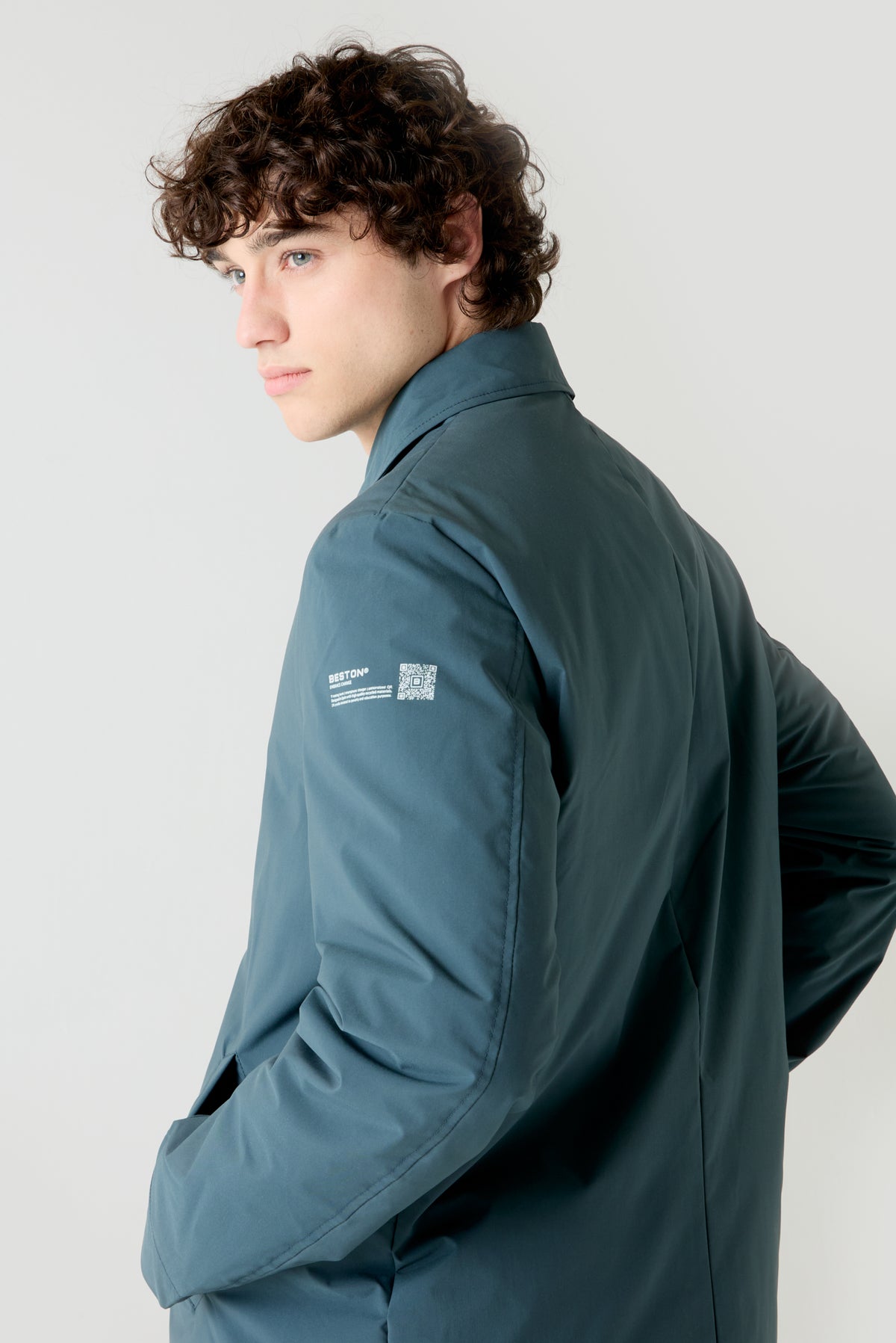 HEAT/59 Trench Coat | Teal Green