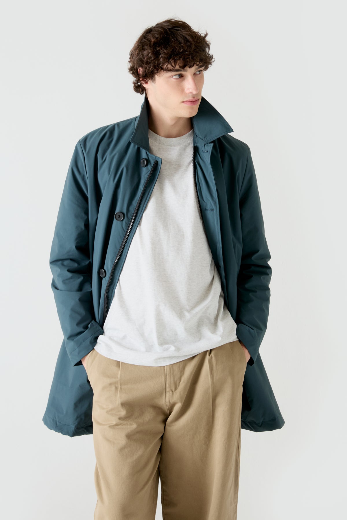 Gabardina HEAT/59 | Teal Green