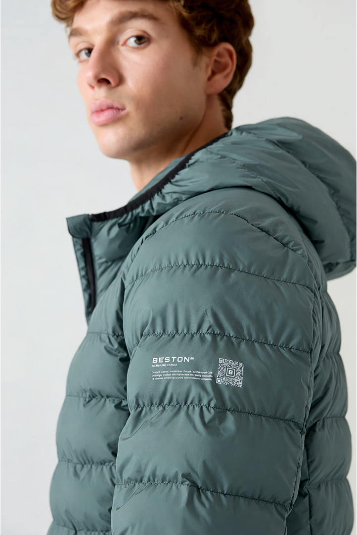 Chaqueta HEAT/01 | Linen Green