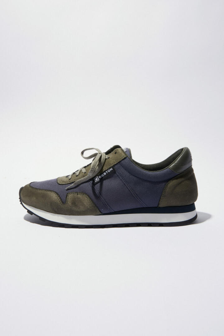 Sneakers STEP/01 OLIVE BLUE