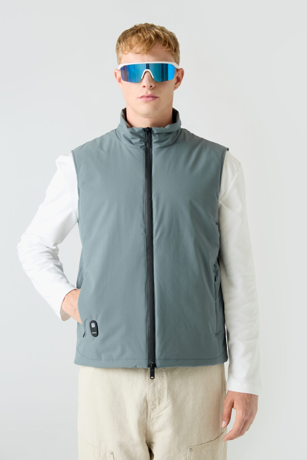 Vest HEAT/17 | Linen Green